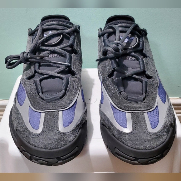 ADIDAS Niteball Carbon Orbit Violet Suede Leather Sneakers Unisex sz 7.5 Men's - Picture 8 of 15